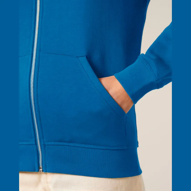 Mixer unisex zip-thru hoodie
