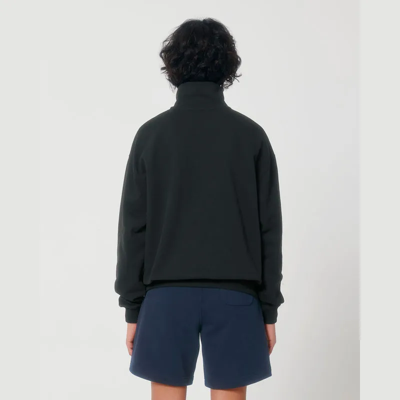 Miller Dry unisex boxy quarter zip sweatshirt