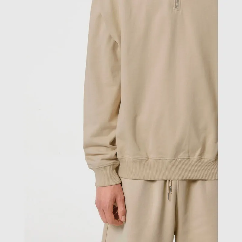 Miller Dry unisex boxy quarter zip sweatshirt