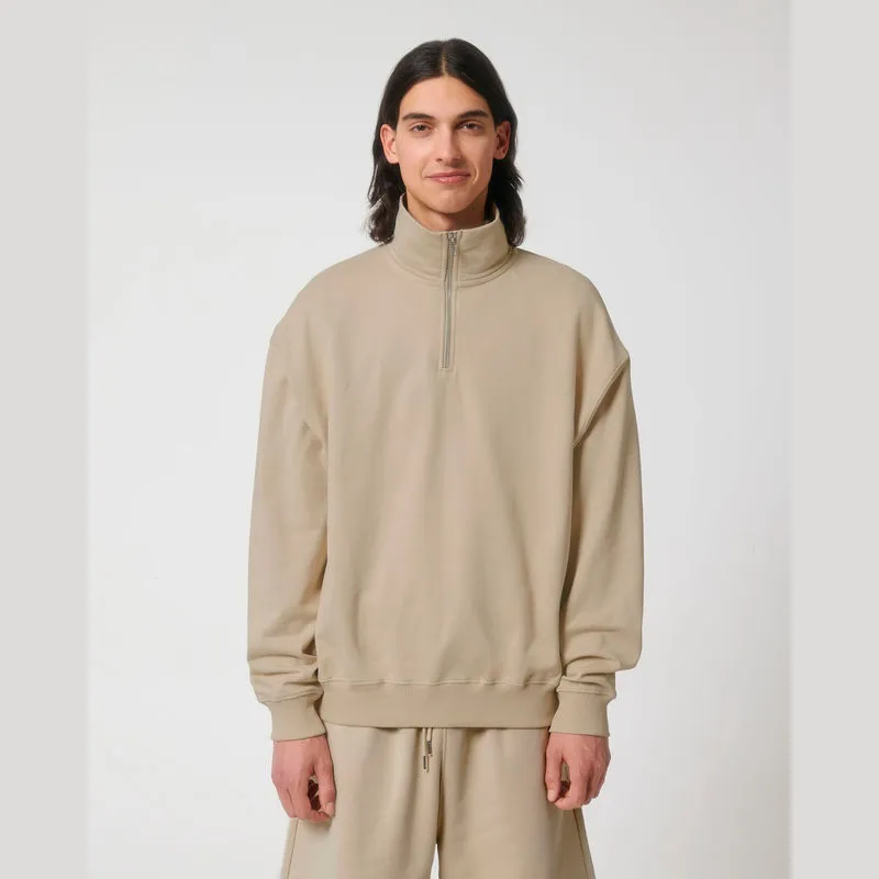 Miller Dry unisex boxy quarter zip sweatshirt