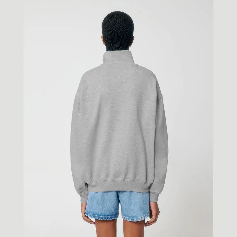 Miller Dry unisex boxy quarter zip sweatshirt