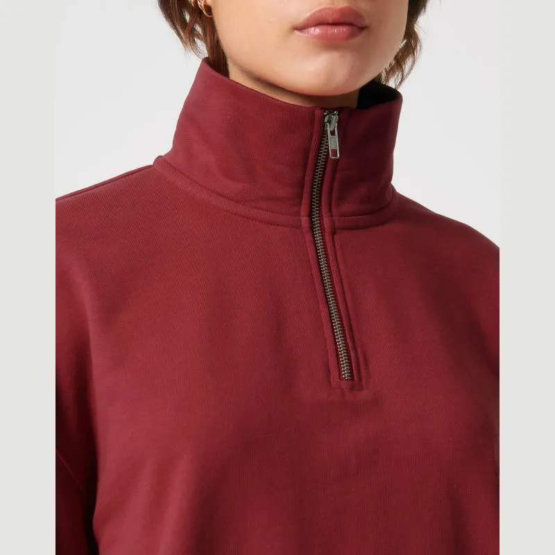 Miller Dry unisex boxy quarter zip sweatshirt