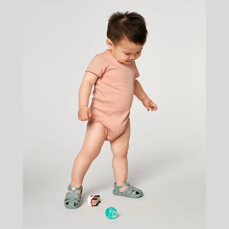 The babies' body short sleeves